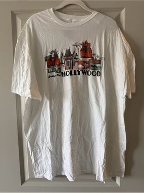 Lost Bros White 'Greetings from Hollywood' Graphic Tee